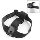 ST-23 Elastic Adjustable Head Strap Mount Belt for GoPro Hero11 Black / HERO10 Black / HERO9 Black / HERO8 Black / HERO7 /6 /5 /5 Session /4 Session /4 /3+ /3 /2 /1, Insta360 ONE R, DJI Osmo Action and Other Action Cameras(Black) - 1