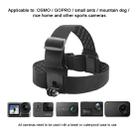 ST-23 Elastic Adjustable Head Strap Mount Belt for GoPro Hero11 Black / HERO10 Black / HERO9 Black / HERO8 Black / HERO7 /6 /5 /5 Session /4 Session /4 /3+ /3 /2 /1, Insta360 ONE R, DJI Osmo Action and Other Action Cameras(Black) - 7