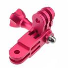 Aluminum Mount three-way Pivot Arm Set for GoPro Hero11 Black / HERO10 Black /9 Black /8 Black /7 /6 /5 /5 Session /4 Session /4 /3+ /3 /2 /1, DJI Osmo Action and Other Action Cameras(Magenta) - 1