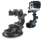 ST-72 9cm Diameter Car Window Plastic Cup Suction Mount + Tripod Holder Gadget for GoPro Hero11 Black / HERO10 Black /9 Black /8 Black /7 /6 /5 /5 Session /4 Session /4 /3+ /3 /2 /1, DJI Osmo Action and Other Action Cameras(Black) - 1