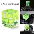 Triple Axis Bubble Spirit Level on Camera Hot Shoe 3D(Green) - 4