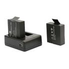 USB Dual Battery Travel Charger for SJCAM SJ4000 / SJ5000 / SJ6000 (CH1 / CH2) - 10