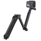 3-Way Monopod + Tripod + Grip Super Portable Magic Mount Selfie Stick for GoPro HERO11 Black/HERO9 Black / HERO8 Black / HERO7 /6 /5 /5 Session /4 Session /4 /3+ /3 /2 /1, Insta360 ONE R, DJI Osmo Action and Other Action Camera, Length of Extension: 20-62cm - 1