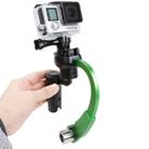 HR255 Special Stabilizer Bow Type Balancer Selfie Stick Monopod Mini Tripod for GoPro HERO11 Black/HERO10 Black /9 Black / HERO8 Black / HERO7 /6 /5 /5 Session /4 Session /4 /3+ /3 /2 /1, Insta360 ONE R, DJI Osmo Action and Other Action Camera(Green) - 1