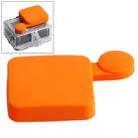 TMC Housing Silicone Lens Cap for GoPro HERO4 /3+(Orange) - 1