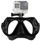 Water Sports Diving Equipment Diving Mask Swimming Glasses for GoPro Hero11 Black / HERO10 Black / HERO9 Black /HERO8 / HERO7 /6 /5 /5 Session /4 Session /4 /3+ /3 /2 /1, Insta360 ONE R, DJI Osmo Action and Other Action Cameras(Black) - 1