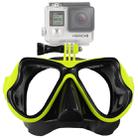 Water Sports Diving Equipment Diving Mask Swimming Glasses for GoPro Hero11 Black / HERO10 Black / HERO9 Black /HERO8 / HERO7 /6 /5 /5 Session /4 Session /4 /3+ /3 /2 /1, Insta360 ONE R, DJI Osmo Action and Other Action Cameras(Green) - 1