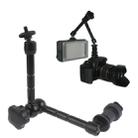 11 inch Articulating Magic Arm for LCD Field Monitor / DSLR Camera / Video lights(Black) - 1