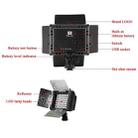 70 LED Video Light with Three Color Temperature Transparent Films (Tawny / White / Purple)(Black) - 3