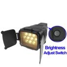 10 LED Video Light with Grip / Two Color Transparent Filter Cover (Tawny / Transparent) / Adjustable Brightness (LED-5012)(Black) - 3