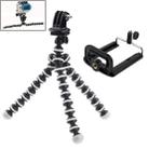 YKD-114 2 in 1 Flexible Tripod with Mount Adapter + Phones Mount Adapter Set for GoPro Hero11 Black / HERO10 Black / GoPro HERO9 Black / HERO8 Black / HERO7 /6 /5 /5 Session /4 Session /4 /3+ /3 /2 /1, DJI Osmo Action and Other Action Cameras, Mobile Phone - 1