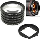 6 in 1 52mm Close-Up Lens Filter Macro Lens Filter + Filter Adapter Ring for GoPro HERO4 /3+, Xiaoyi Sport Camera and Other  Sport Cameras Dive Housing  - 1