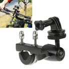 Handlebar Seatpost Big Pole Mount Bike Moto Bicycle Clamp with Tripod Mount Adapter & Screw for GoPro Hero11 Black / HERO10 Black /9 Black /8 Black /7 /6 /5 /5 Session /4 Session /4 /3+ /3 /2 /1, DJI Osmo Action and Other Action Cameras - 1