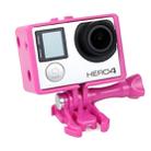 TMC BacPac Frame Mount Housing Case for GoPro HERO4 /3+ /3(Magenta) - 1