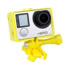 TMC BacPac Frame Mount Housing Case for GoPro HERO4 /3+ /3(Yellow) - 1
