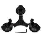 Triangle Direction Suction Cup Mount with Hexagonal Screwdriver for GoPro, Insta360, DJI and Other Action Cameras(XM70-A) - 3