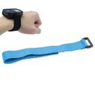 TMC HR65 Nylon + Hook and Loop Fastener Hand Wrist Armband Strap Belt for GoPro Hero11 Black / HERO10 Black / HERO9 Black /8 Black / Max /7 /6 /5 /4 /3+ /3 Remote, Length: 30cm(Blue) - 1