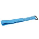 TMC HR65 Nylon + Hook and Loop Fastener Hand Wrist Armband Strap Belt for GoPro Hero11 Black / HERO10 Black / HERO9 Black /8 Black / Max /7 /6 /5 /4 /3+ /3 Remote, Length: 30cm(Blue) - 3