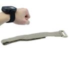 TMC HR65 Nylon + Hook and Loop Fastener Hand Wrist Armband Strap Belt for GoPro Hero11 Black / HERO10 Black / HERO9 Black /8 Black / Max /7 /6 /5 /4 /3+ /3 Remote, Length: 30cm(Khaki) - 1