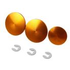 3 PCS TMC Aluminum Anodized Color Button Set for GoPro Hero 3+(Orange) - 4