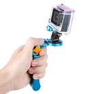 TMC HR209 Foldable Pocket Stabilizer Grip Mount Monopod for GoPro HERO11 Black/HERO10 Black /9 Black / HERO8 Black / HERO7 /6 /5 /5 Session /4 Session /4 /3+ /3 /2 /1, Insta360 ONE R, DJI Osmo Action and Other Action Camera(Blue) - 3