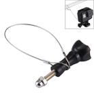 Stainless Steel Lanyard / Tether with Screw for GoPro HERO11 Black/HERO10 Black / HERO9 Black /HERO8 Black /7 /6/ 5 /5 Session /4 /3+ /3 /2 /1(Silver) - 1