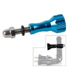 TMC Aluminum Thumb Knob Stainless Bolt Screw for GoPro Hero11 Black / HERO10 Black / HERO9 Black /HERO8 / HERO7 /6 /5 /5 Session /4 Session /4 /3+ /3 /2 /1 / Max, DJI OSMO Action and Other Action Cameras, Length: 5.8cm(Blue) - 1
