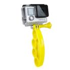 TMC HR239 Knuckles Fingers Grip with  Thumb Screw for GoPro Hero11 Black / HERO10 Black / HERO9 Black /HERO8 / HERO7 /6 /5 /5 Session /4 Session /4 /3+ /3 /2 /1, Insta360 ONE R, DJI Osmo Action and Other Action Cameras(Yellow) - 1