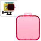 Snap-on Dive Filter Housing for Xiaomi Xiaoyi Sport Camera(Magenta) - 1