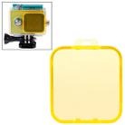 Snap-on Dive Filter Housing for Xiaomi Xiaoyi Sport Camera(Yellow) - 1