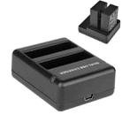 USB Dual Battery Travel Charger for GoPro HERO4 (AHDBT-401)(Black) - 1