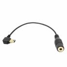 Elbow 10 Pin Mini USB to 3.5mm Mic Adapter Cable for GoPro HERO4 /3+ /3, Length: 16.5cm - 2