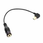 Elbow 10 Pin Mini USB to 3.5mm Mic Adapter Cable for GoPro HERO4 /3+ /3, Length: 16.5cm - 3