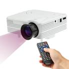 H80 Mini 80 lumens 640 x 480 HD Multimedia LED Projector(White) - 1