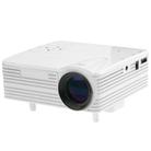 H80 Mini 80 lumens 640 x 480 HD Multimedia LED Projector(White) - 4