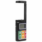Digital LCD Screen Battery Tester for R20S / R14S / R6S / R03 / R1 / Button / 6F22(Black) - 1