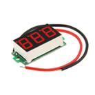 DC 3.2-30V Red Light Mini Digital Voltage Panel Meter - 1