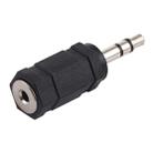 3.5mm Male to 2.5mm Female Audio Adapter(Black) - 1
