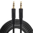 Aux Cable, 3.5mm Male Mini Plug Stereo Audio Cable, Length: 5m (Black + Gold Plated Connector) - 1