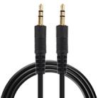 1m 3.5mm Male to 3.5mm Male Plug Stereo Audio Aux Cable  (Black + Gold Plated Connector) - 1