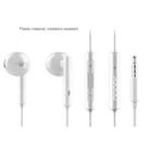 Original Huawei Honor AM115 Half In Ear Earphone with Remote and Mic, Length: 1.1m(White) - 3