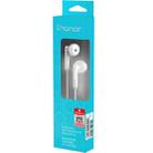 Original Huawei Honor AM115 Half In Ear Earphone with Remote and Mic, Length: 1.1m(White) - 7