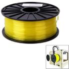 PLA 3.0 mm Transparent 3D Printer Filaments, about 115m(Yellow) - 1