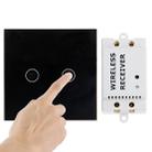 2 Ways Wireless Remote Control Light Touch Switch, Spectrum: 433.92MHz, Remote Control Distance: 30m(Black) - 1