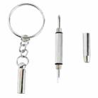 3 in 1 Professional Mini Screwdriver Repair Tool with Keychain for Watch / Mobile Phone / Camera / Glasses (Slotted + Phillips + Allen) - 3