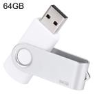 64GB Twister USB 2.0 Flash Disk(White) - 1