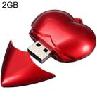 2GB Heart style USB Flash Disk(Red) - 1