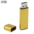 Business Series USB 2.0 Flash Disk, Golden (2GB) - 1