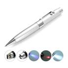 3 in 1 Laser Pen Style USB Flash Disk, Silver (8GB) - 2