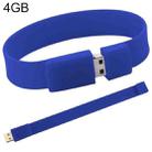4GB Silicon Bracelets USB 2.0 Flash Disk(Dark Blue) - 1